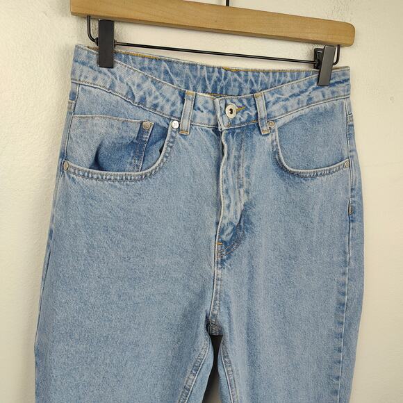 Ragged Priest Butt Cut Jeans Womens 28 Straight Leg Medium Wash High Rise Y2K - Picture 2 of 11